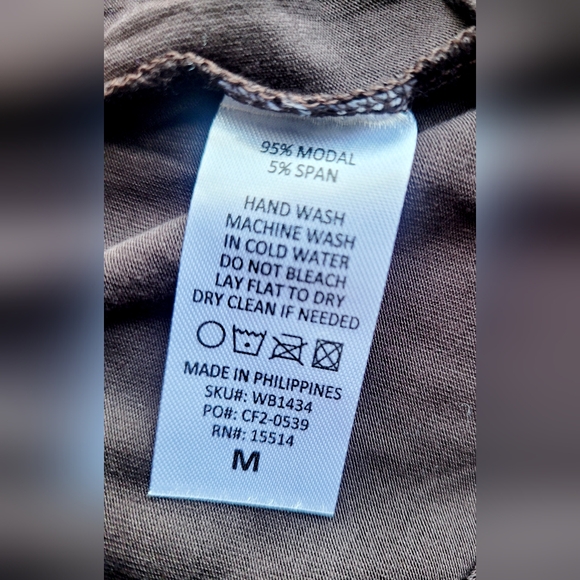 Lock & Love Premium Viscose Maxi Skirt Pull On Stretch Chocolate Brown Medium - Picture 6 of 16